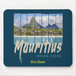 Mauritius  strand souvenir in de Indische Oceaan Muismat