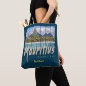 Mauritius strand souvenir in de Indische Oceaan Tote Bag (Dichtbij)