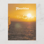 Mauritius Sunset Briefkaart (Voorkant)