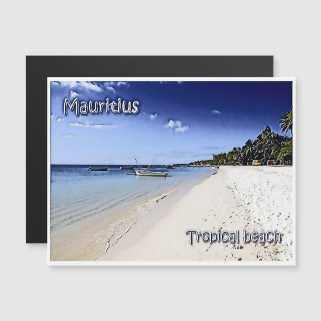 Mauritius - Tropisch strand - (Voorkant / Achterkant)