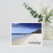 Mauritius - Tropisch strand - Briefkaart (Staand voorkant)