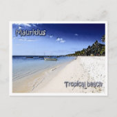 Mauritius - Tropisch strand - Briefkaart (Voorkant)