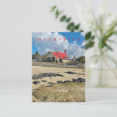 Mauritius uitzicht briefkaart (Staand voorkant)