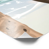 Mauritius vintage-poster foto afdruk (Hoek)