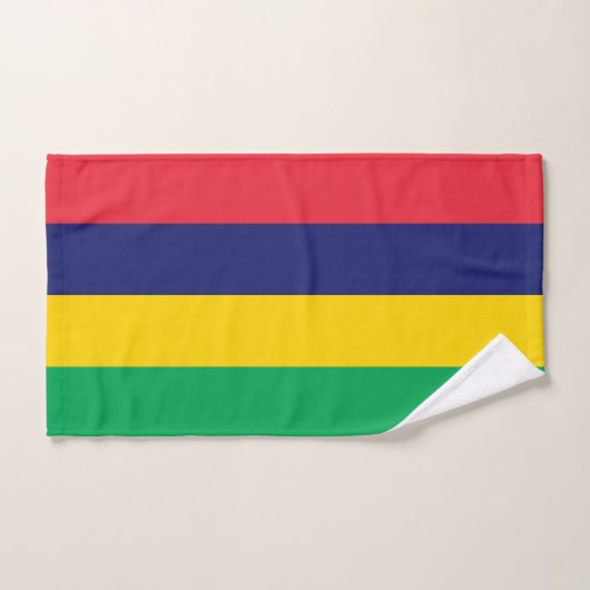 Mauritius Vlag Bad Handdoek (Handdoek)