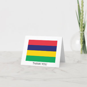 Mauritius Vlag Bedankkaart