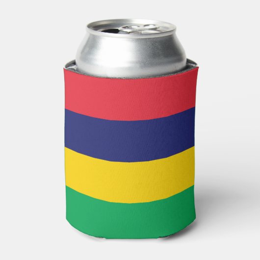 Mauritius-vlag Blikjeskoeler (Blikje Voorkant)