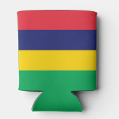 Mauritius-vlag Blikjeskoeler (Achterkant)
