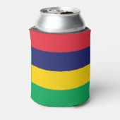 Mauritius-vlag Blikjeskoeler (Blikje Achterkant)