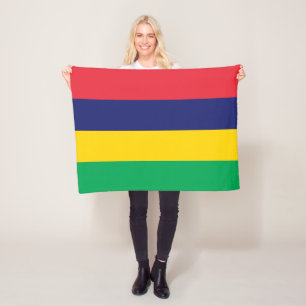 Mauritius Vlag Fleece Deken