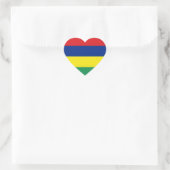 Mauritius Vlag Hart Sticker (Tas)