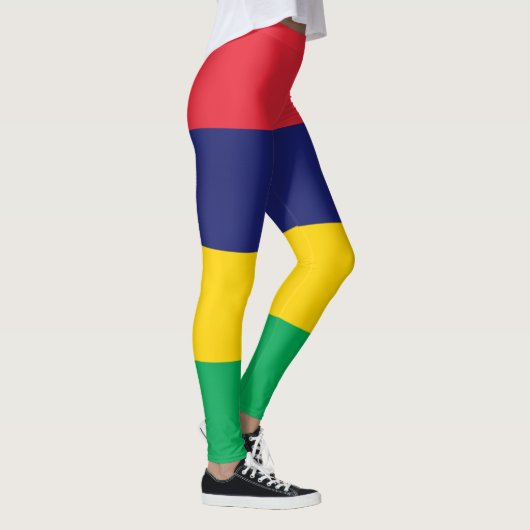 Mauritius Vlag Leggings (Rechts)