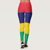 Mauritius Vlag Leggings (Achterkant)