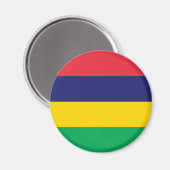 Mauritius Vlag Magneet (Voorkant / Achterkant)