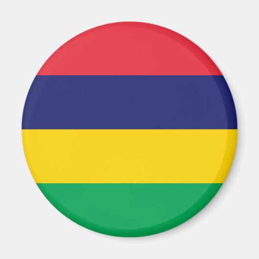 Mauritius Vlag Magneet (Voorkant)