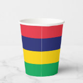 Mauritius-vlag Papieren Bekers (Rechts)