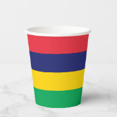 Mauritius-vlag Papieren Bekers (Voorkant)