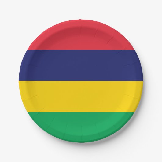 Mauritius-vlag Papieren Bordje (Voorkant)