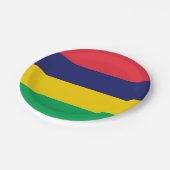 Mauritius-vlag Papieren Bordje (Gekanteld)