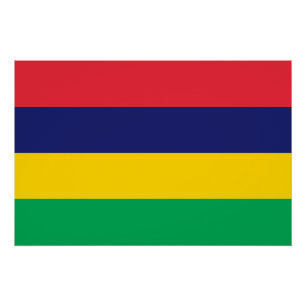 Mauritius Vlag Perfect Poster
