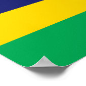 Mauritius Vlag Poster (Hoek)