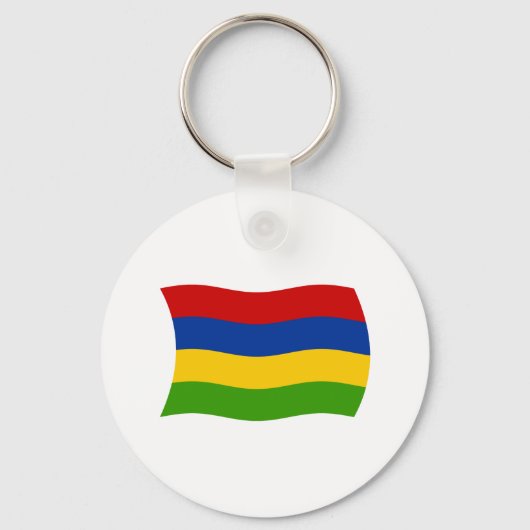 Mauritius Vlag Sleutelhanger (Voorkant)
