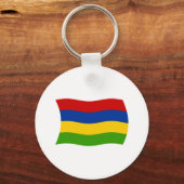 Mauritius Vlag Sleutelhanger (Voorkant)
