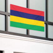 Mauritius-vlag Spandoek (Buitenkant Gebouw)