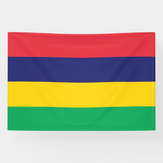 Mauritius-vlag Spandoek (Horizontaal)