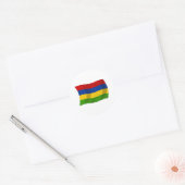 Mauritius Vlag Sticker (Envelop)