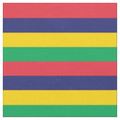 Mauritius Vlag Stof (Close Up)