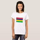 Mauritius Vlag T-shirt (Voorkant volledig)