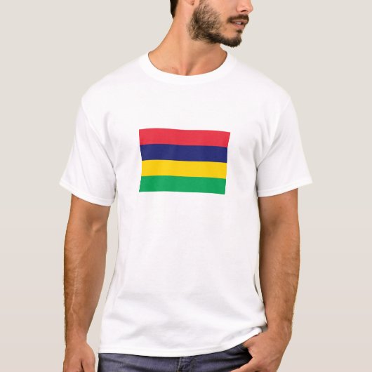 Mauritius Vlag T-shirt (Voorkant)