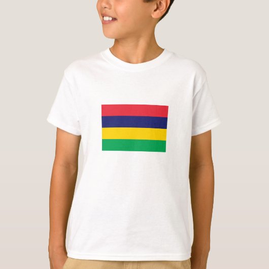 Mauritius Vlag T-shirt (Voorkant)