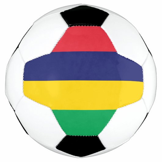Mauritius Vlag Voetbal (Voorkant)