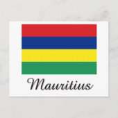 Mauritius-vlaggenontwerp Briefkaart (Voorkant)