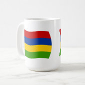 Mauritius Vlagmok Koffiemok (Voorkant links)