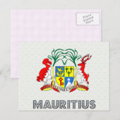 Mauritius wapenstilstand briefkaart (Voorkant / Achterkant)