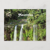 Mauritius Waterfall Briefkaart (Voorkant)