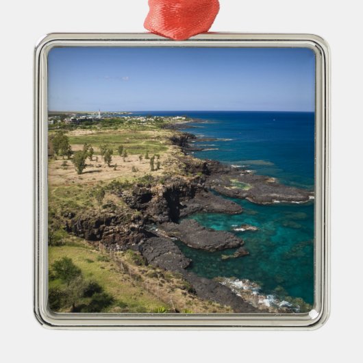 Mauritius, Western Mauritius, Belle Vue, Oceaan Metalen Ornament (Voorkant)