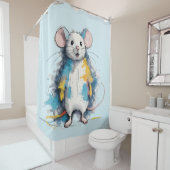 Maus Douchegordijn (In situ)