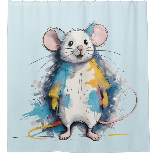 Maus Douchegordijn (Voorkant)