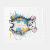 Maus Fleece Deken (Voorkant (Horizontaal))