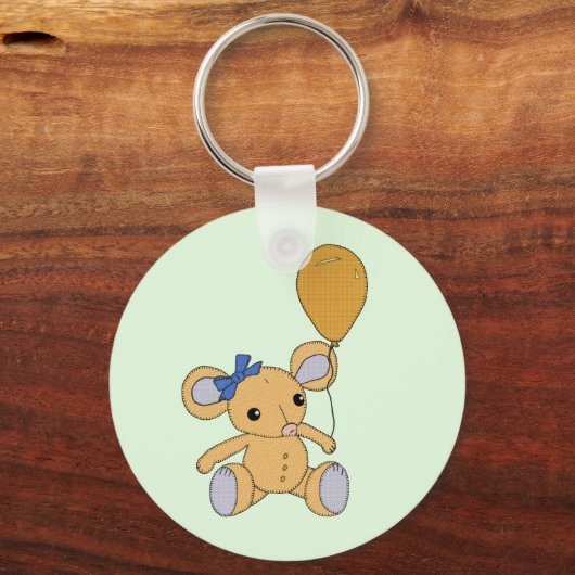 Maus mit Ballon Sleutelhanger (Voorkant)
