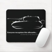Maus Tenk Mousepad Muismat (Met muis)