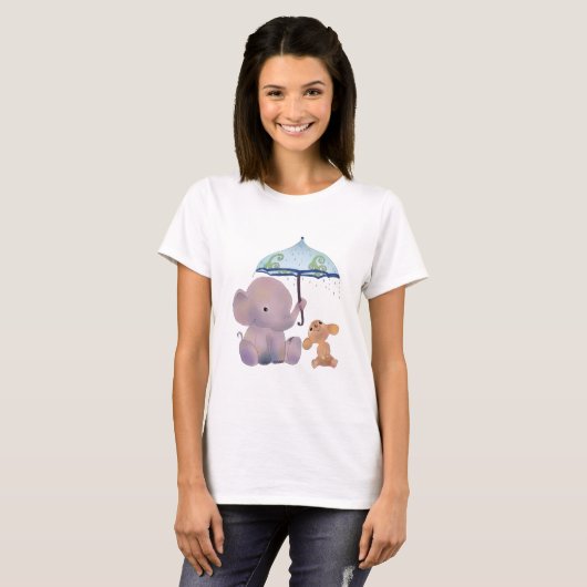 Maus und Elefant T-shirt (Voorkant volledig)