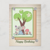 Maus unterm Baum Briefkaart (Voorkant)