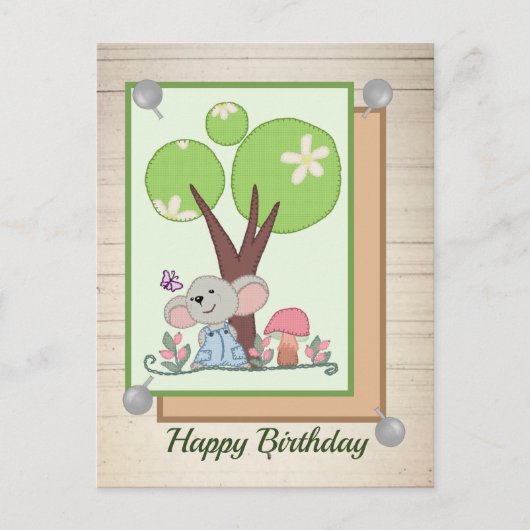 Maus unterm Baum Briefkaart (Voorkant)