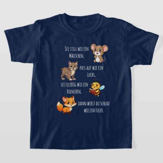 Mäuschen - Luchs - Biene - Fuchs 1 | Schulanfang T-shirt (Laagn)