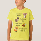 Mäuschen - Luchs - Biene - Fuchs | Schulanfang T-shirt (Voorkant)